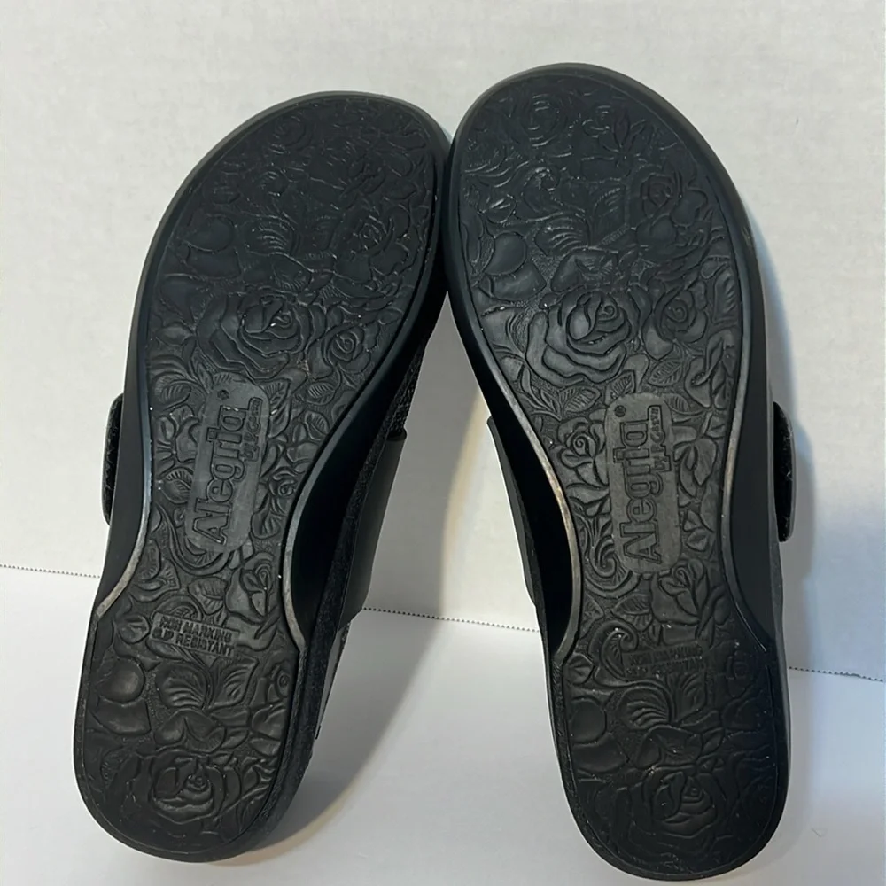 Algeria Women’s Dasher Charcoal Shoe Comfort Work Size 9